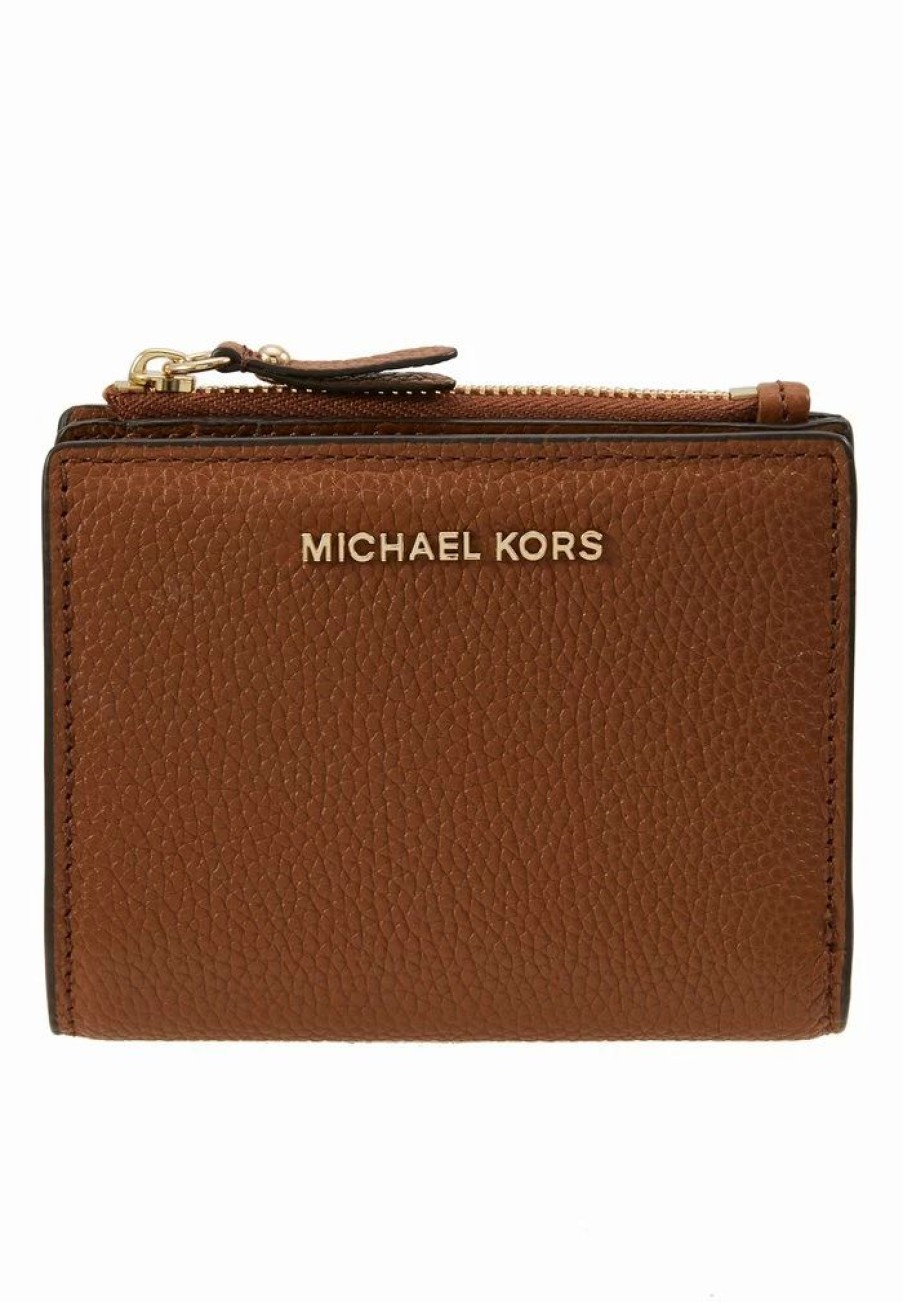 Best Michael Michael Kors Jet Set Snap Billfold Small Wallet Luggage