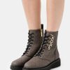 Hot Michael Michael Kors Haskell Bootie Platform Ankle Boots Brown