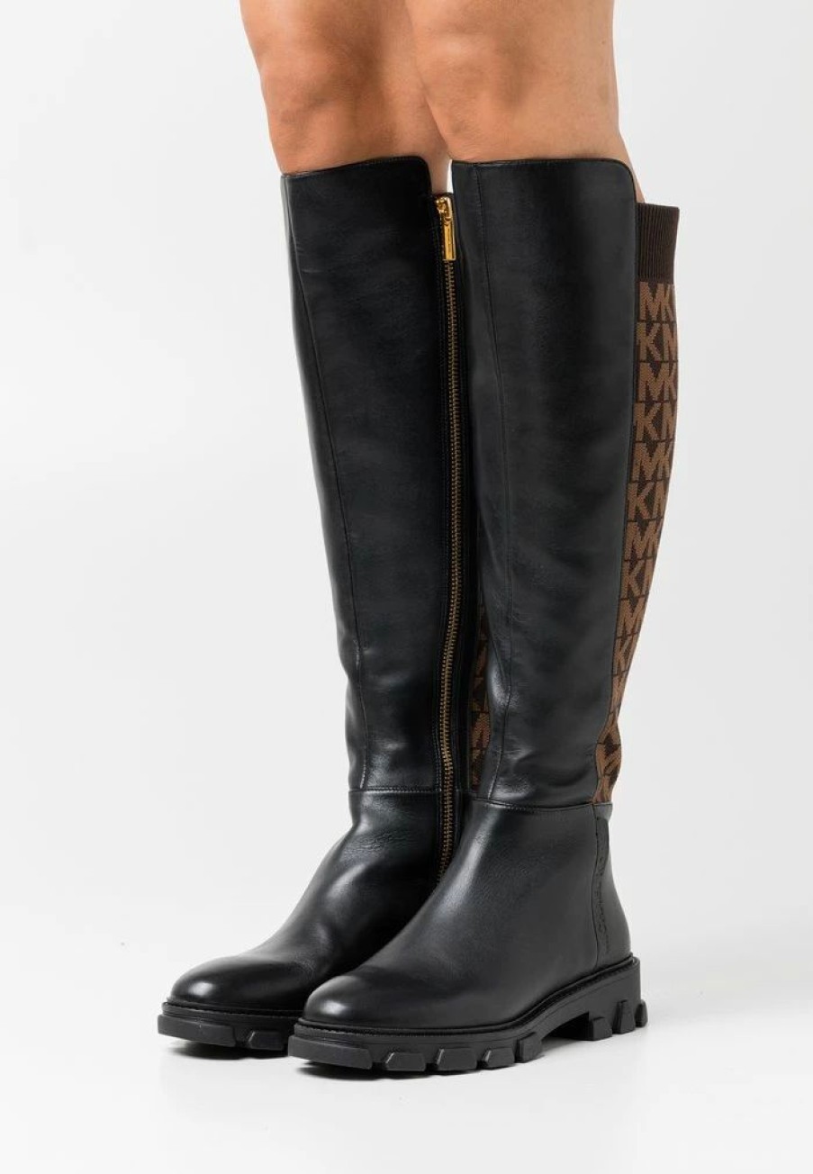 Hot Michael Michael Kors Ridley Boot Over-The-Knee Boots Black/Brown