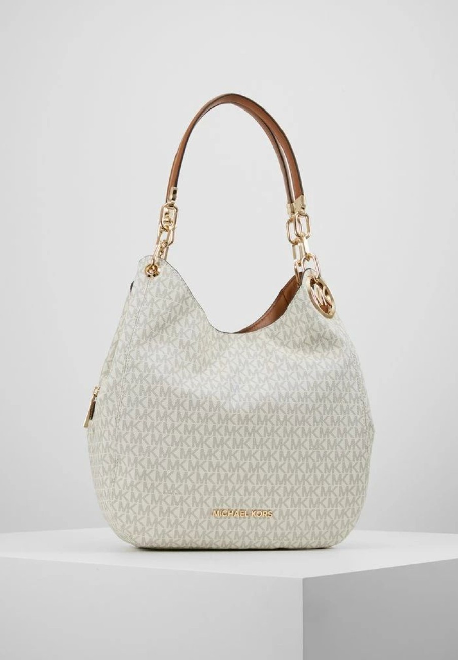 Best Michael Michael Kors Lillie Chain Tote Tote Bag Vanilla/Acrn