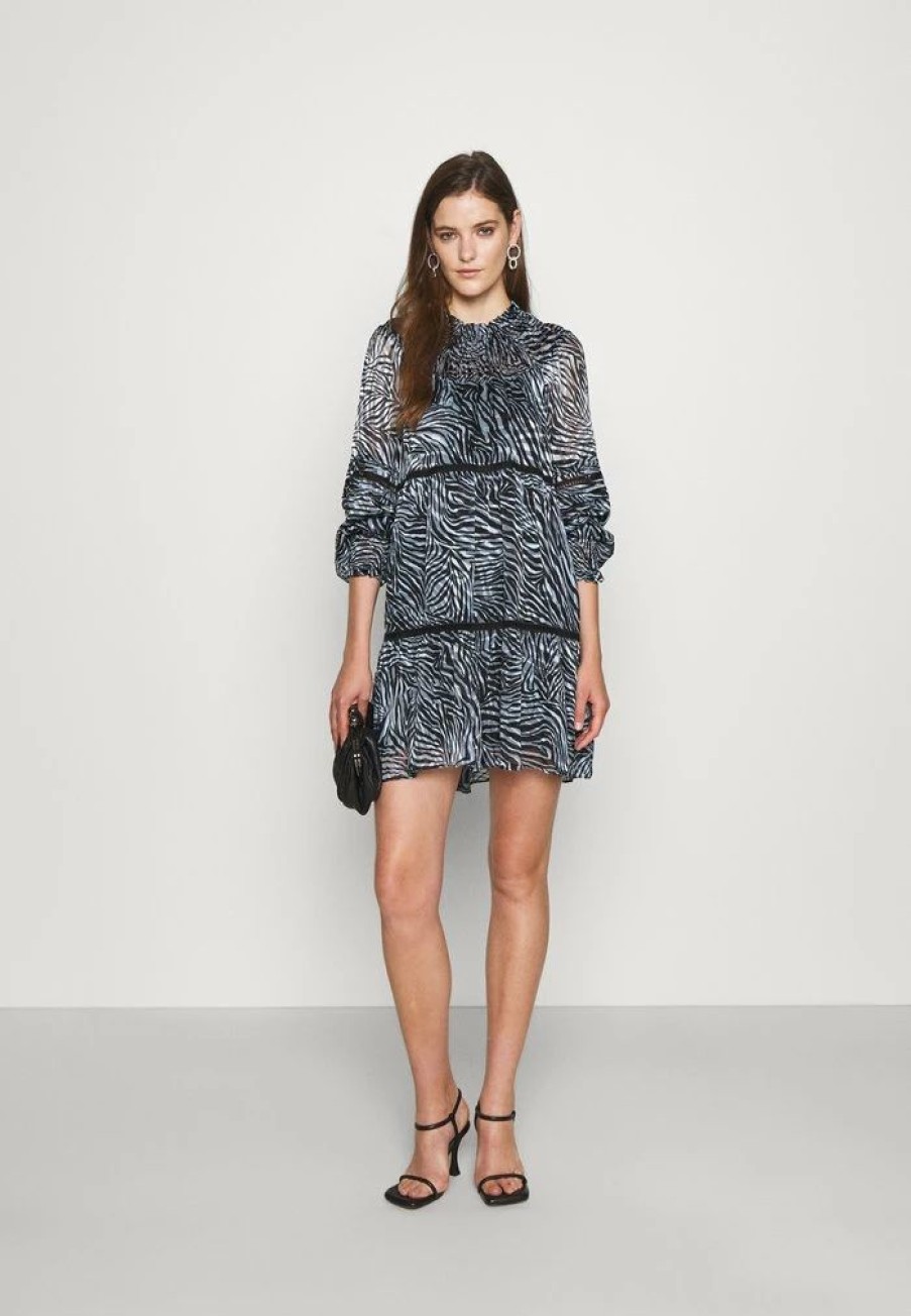 Wholesale Michael Michael Kors Zebra Tenty Mini Dress Day Dress Chambray