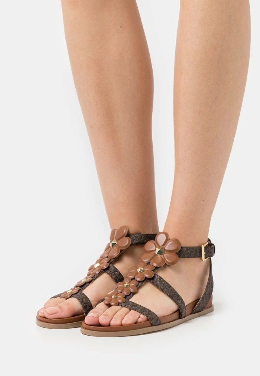 Best Michael Michael Kors Nellie Sandals Brown