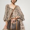 Wholesale Michael Michael Kors Beck Medium Satchel Handbag Brown/Acorn