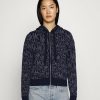 Online Michael Michael Kors Zip-Up Sweatshirt Midnightblue