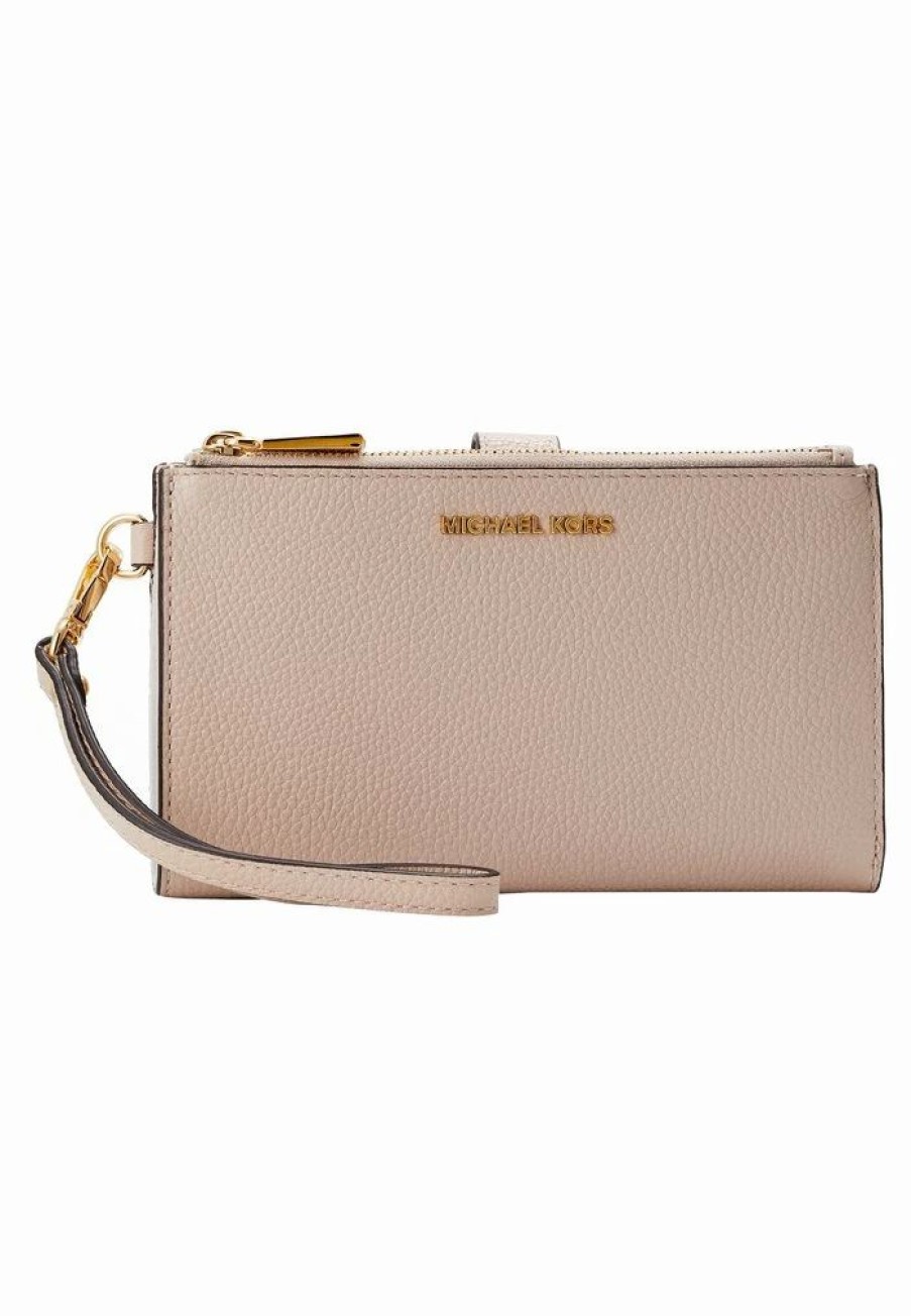 Clearance Michael Michael Kors Jet Wristlet Wallet Soft Pink