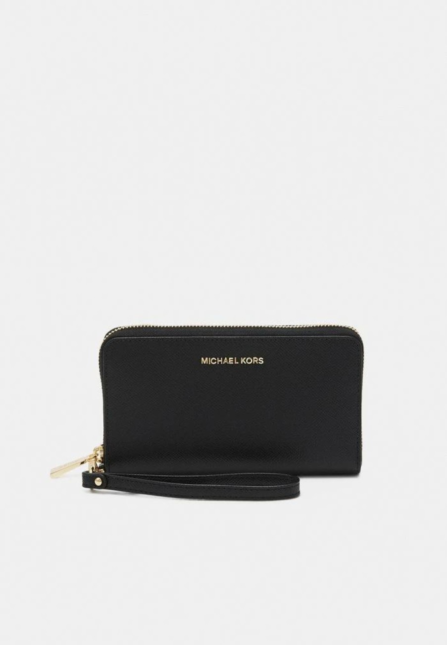 Best Michael Michael Kors Jet Set Wallet Wallet Black