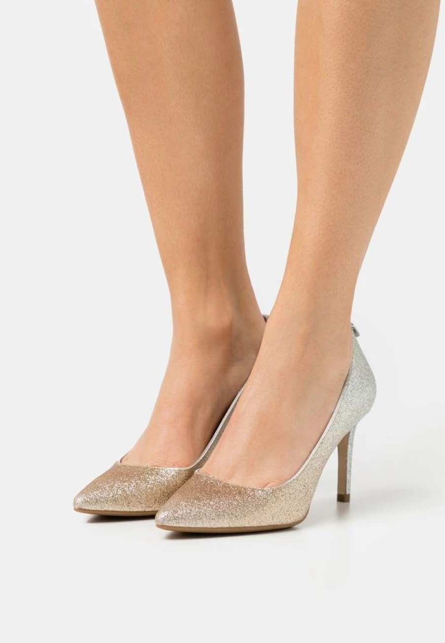 Online Michael Michael Kors Dorothy Flex Classic Heels Silver/Platin Gold