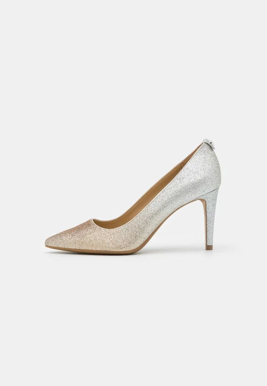 Online Michael Michael Kors Dorothy Flex Classic Heels Silver/Platin Gold