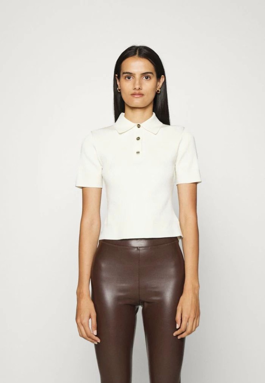 Online Michael Michael Kors Button Jumper Bone