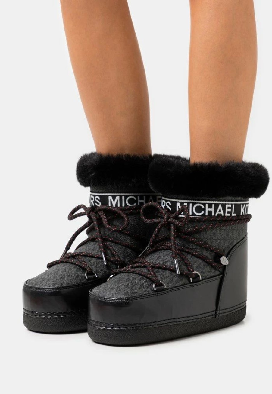 Online Michael Michael Kors Zelda Bootie Winter Boots Black