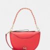 Hot Michael Michael Kors Dover Moon Pouchette Handbag Dahlia