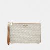 Best Michael Michael Kors Jet Charm Wristlet Clutch Vanilla