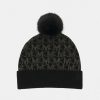 Hot Michael Michael Kors B0Ld Dot Beanie Beanie Black/Khaki