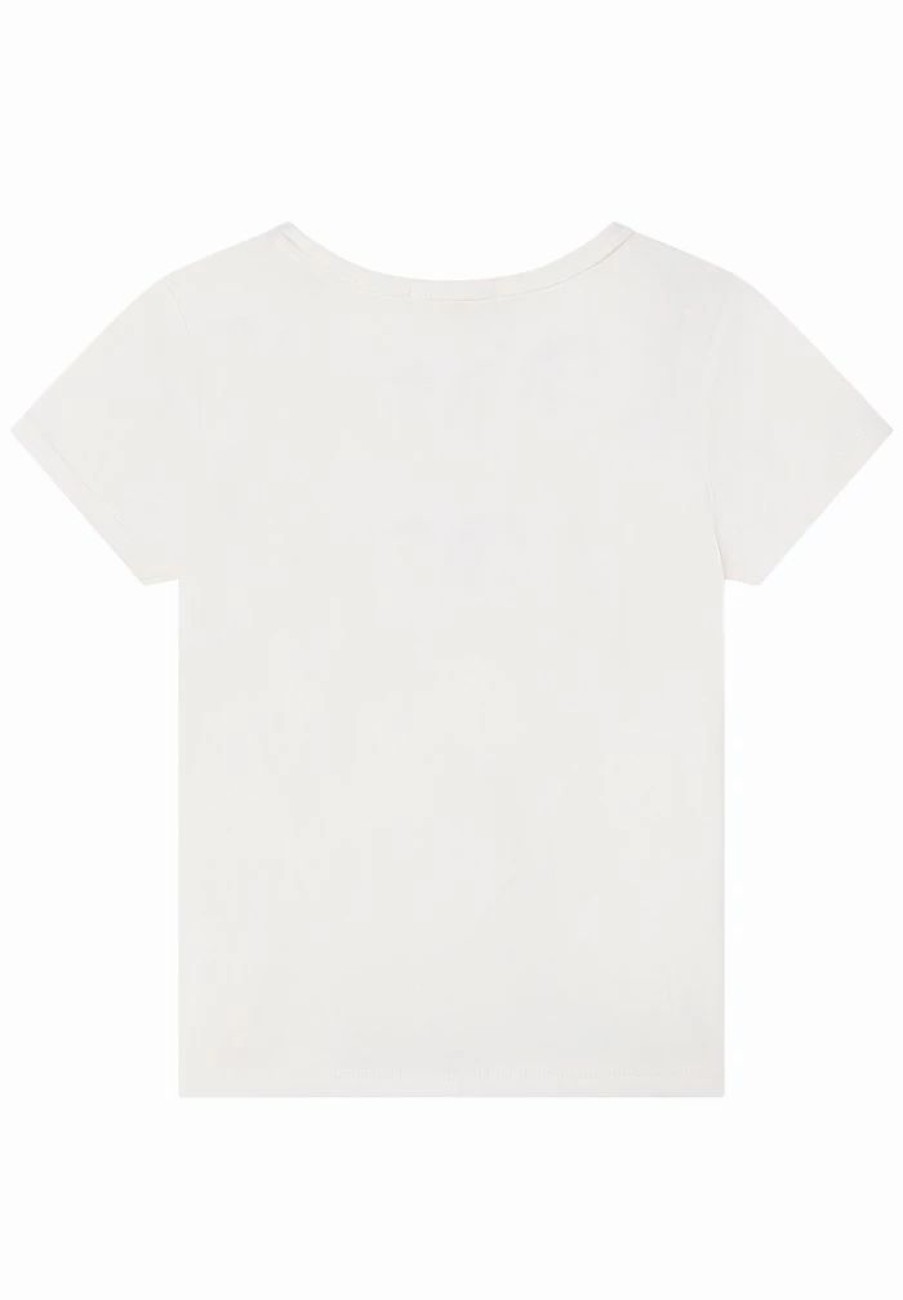 Clearance Michael Michael Kors Sleeves Tee Print T-Shirt Offwhite