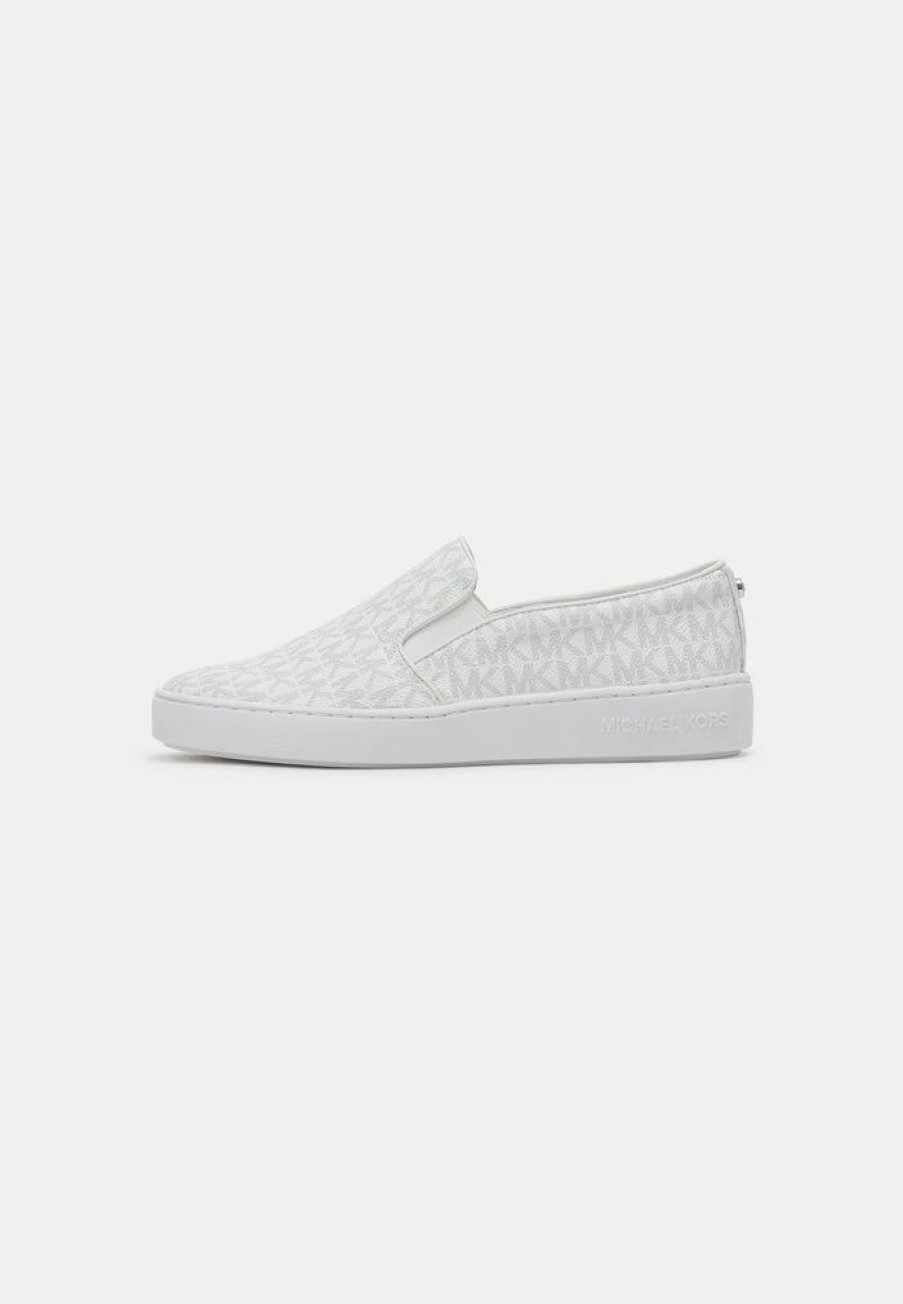 Online Michael Michael Kors Keaton Slip-Ons Bright White