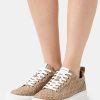 Clearance Michael Michael Kors Emmett Lace Up Trainers Camel