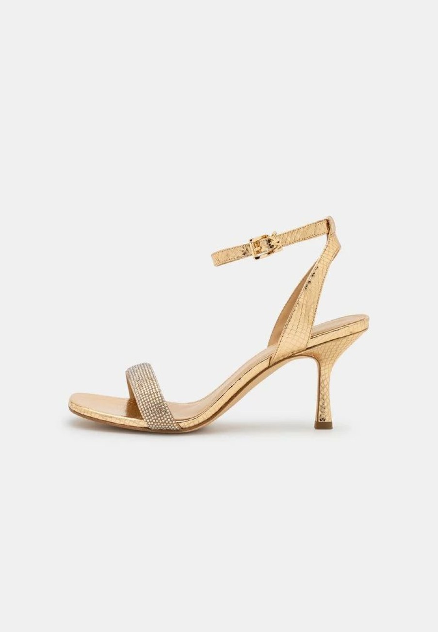 Wholesale Michael Michael Kors Carrie Sandals Gold