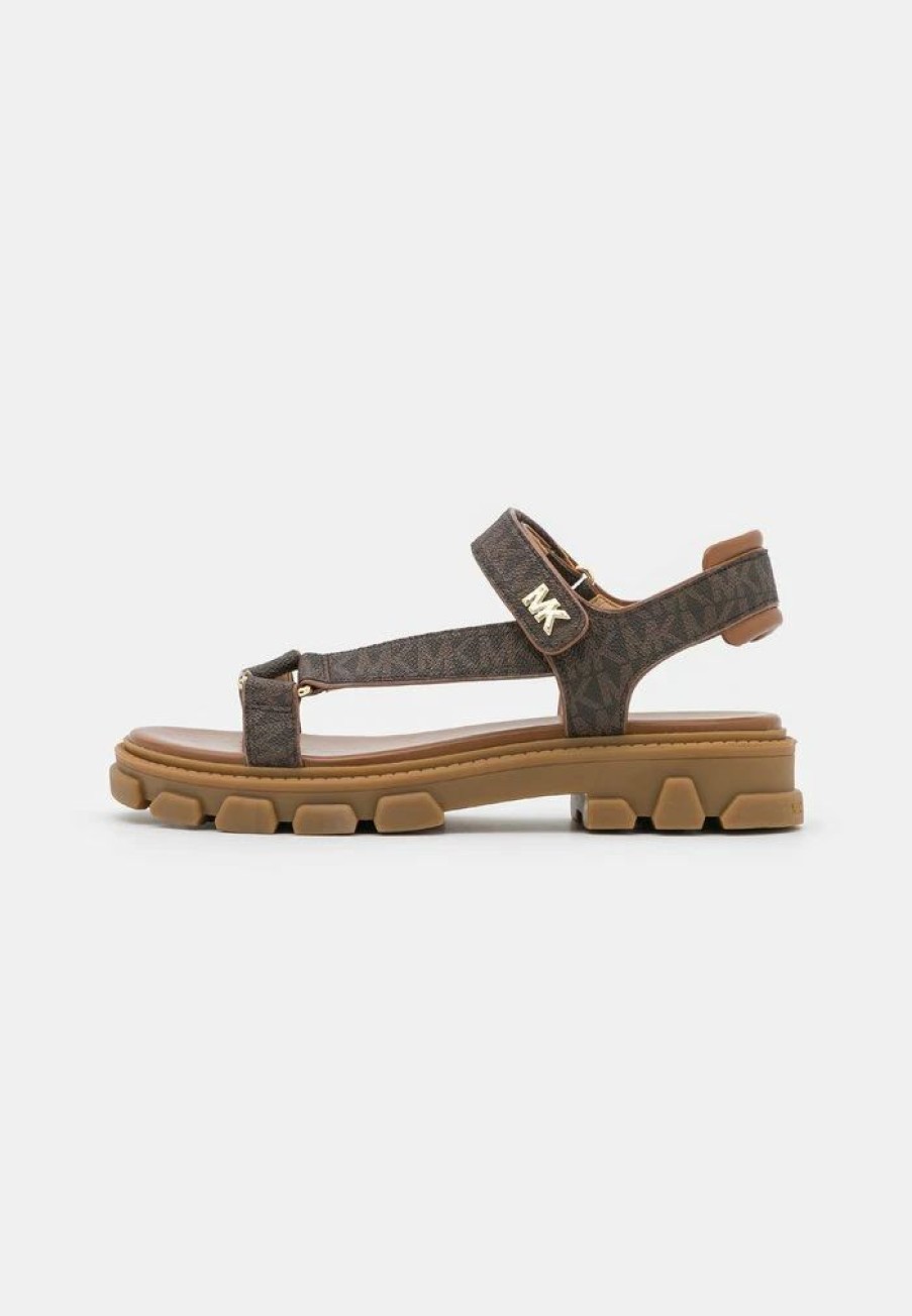 Clearance Michael Michael Kors Ridley Sandals Brown