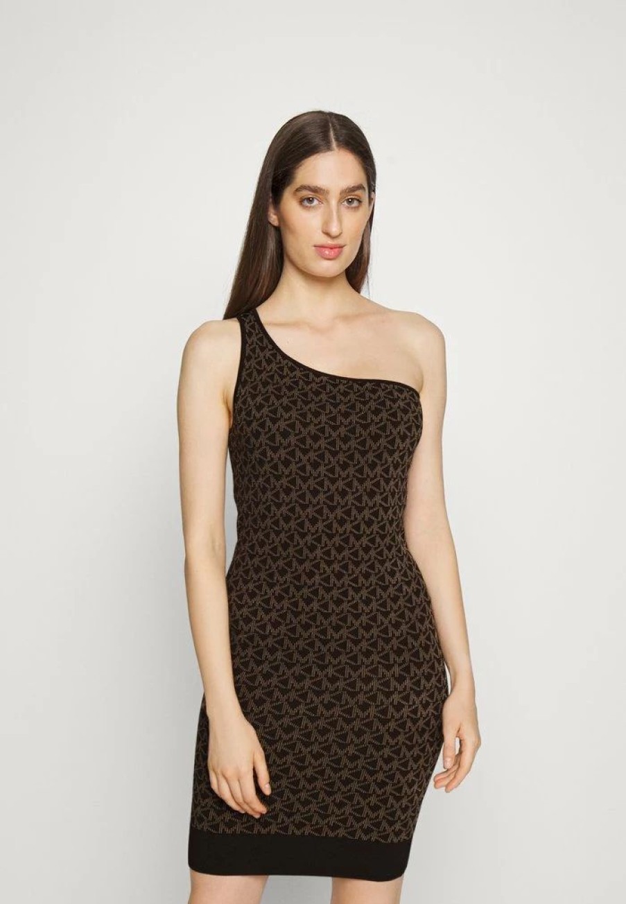 Best Michael Michael Kors Mini Dress Cocktail Dress / Party Dress Chocolate