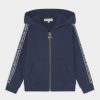 Online Michael Michael Kors Zip-Up Sweatshirt Blue